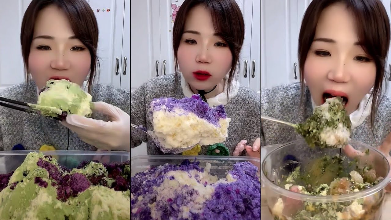 her soft ice eating asmr finishing her ice