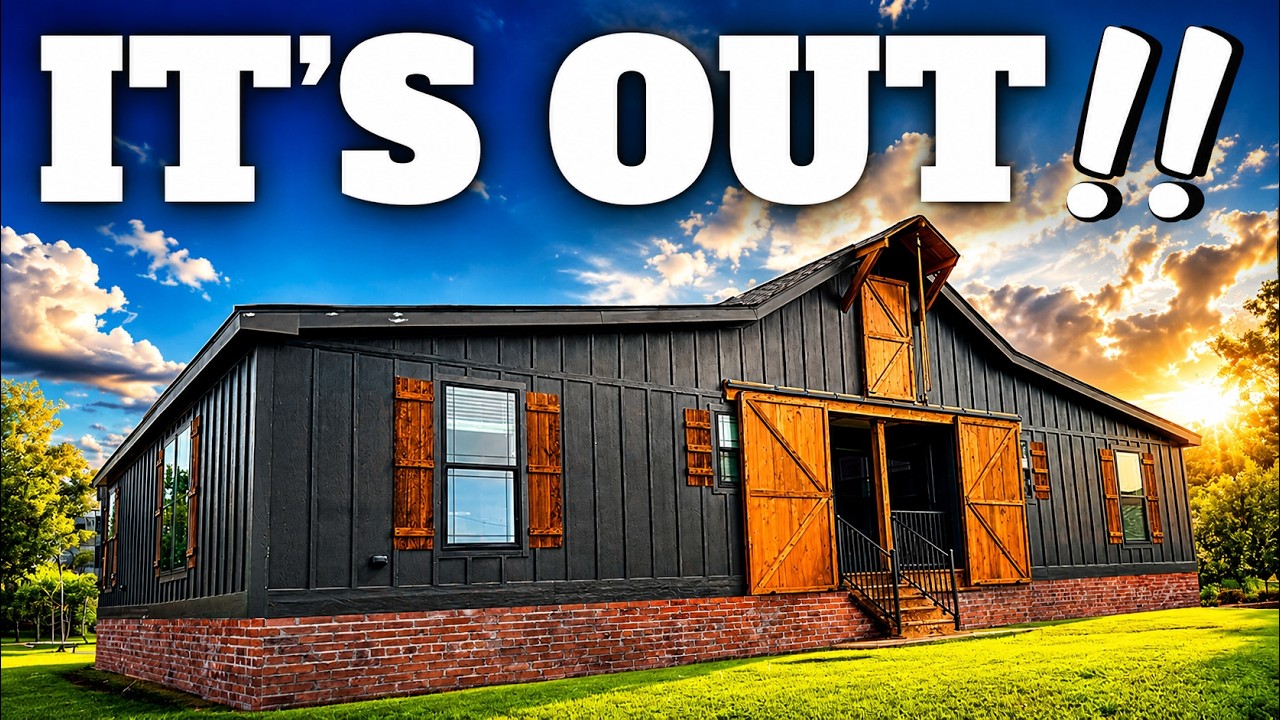 VERY FIRST LOOK at an INDUSTRY FLIPPING QUADRUPLE wide mobile home! Prefab House Tour
