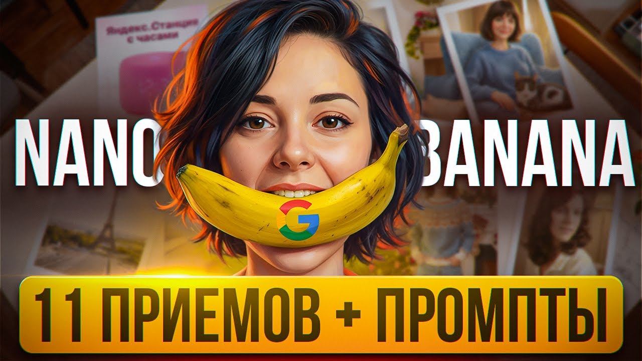 НЕЙРОСЕТЬ: Nano Banana PRO 11 лучших приемов от Обработки фото до Инфографики без Фотошопа!