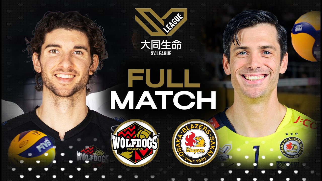 Wolfdogs Nagoya 🇯🇵 vs. Sakai Blazers 🇯🇵 | SV League 2026 | Full Match - Japan Volleyball
