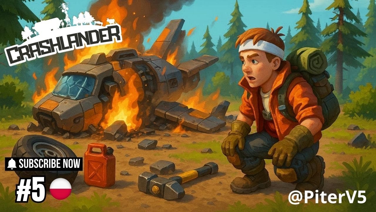 Kukurydziana uczta i walka z ekwipunkiem!! 🌽🐄⚔️ | #5 | Scrap Mechanic: Crashlander