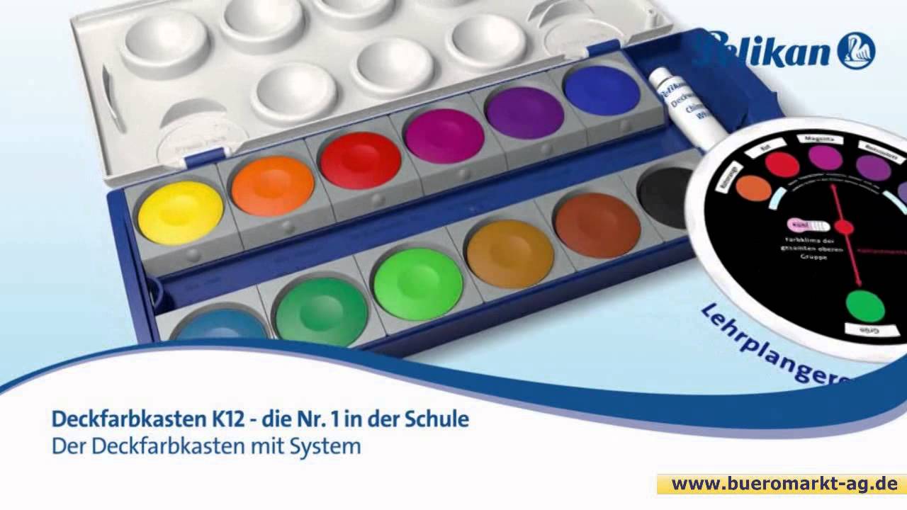 Pelikan K12 Farbkasten 720250 12 Farben