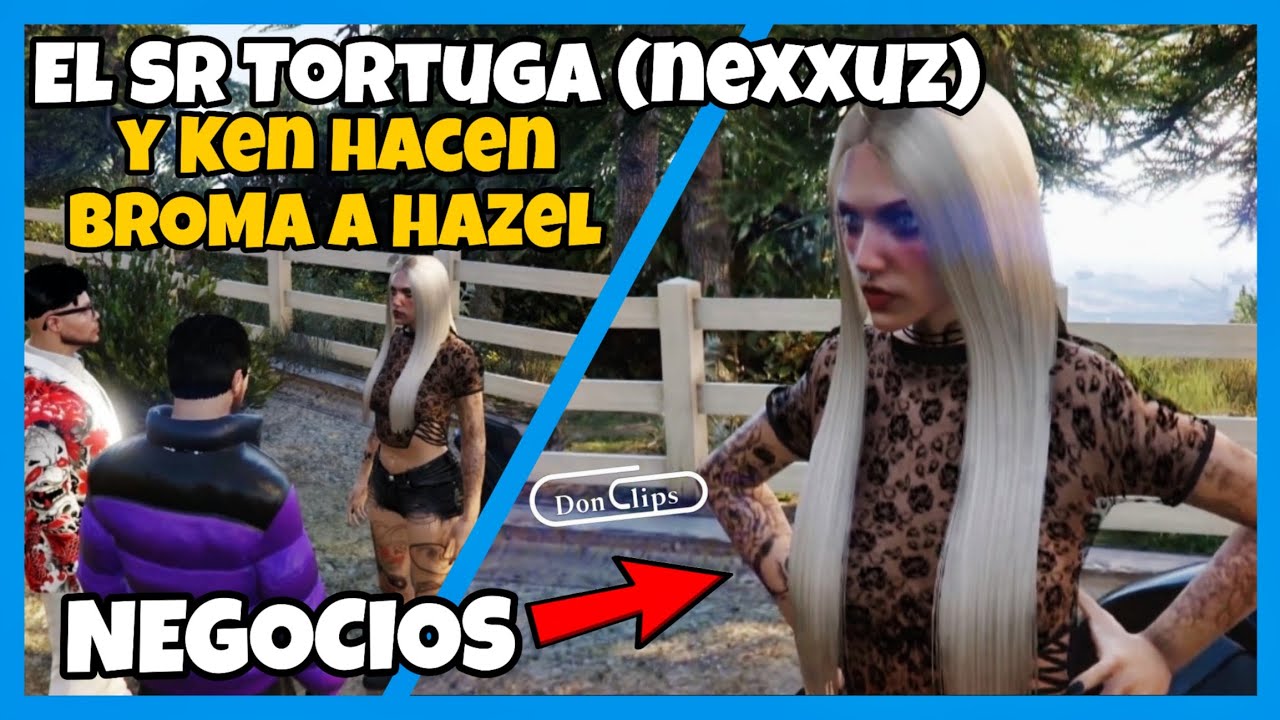 EL SR TORTUGA (Nexxuz) y KEN hacen BROMA a HAZEL, HARRY KEN y HAZEL NEGOCIOS, SpainRp