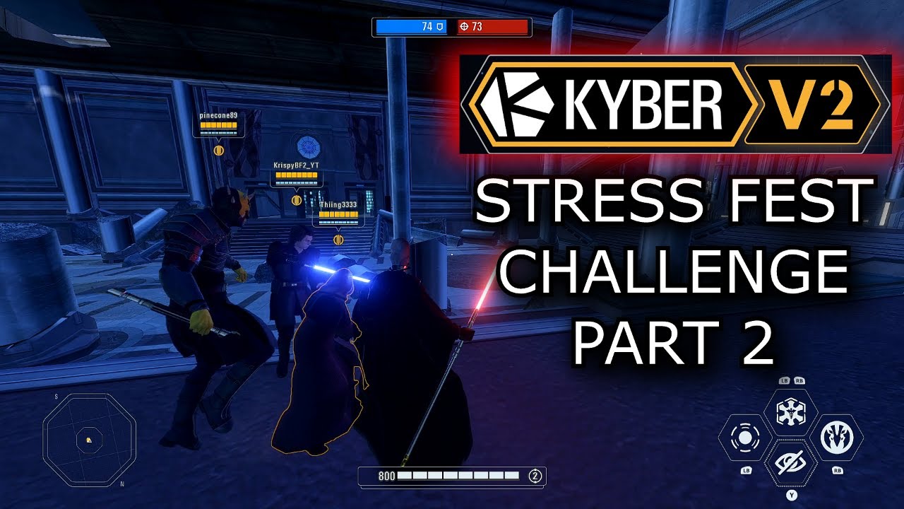 (KYBER V2) STRESS FEST CHALLENGE PART 2 | Competitive 4v4 | Star Wars Battlefront 2