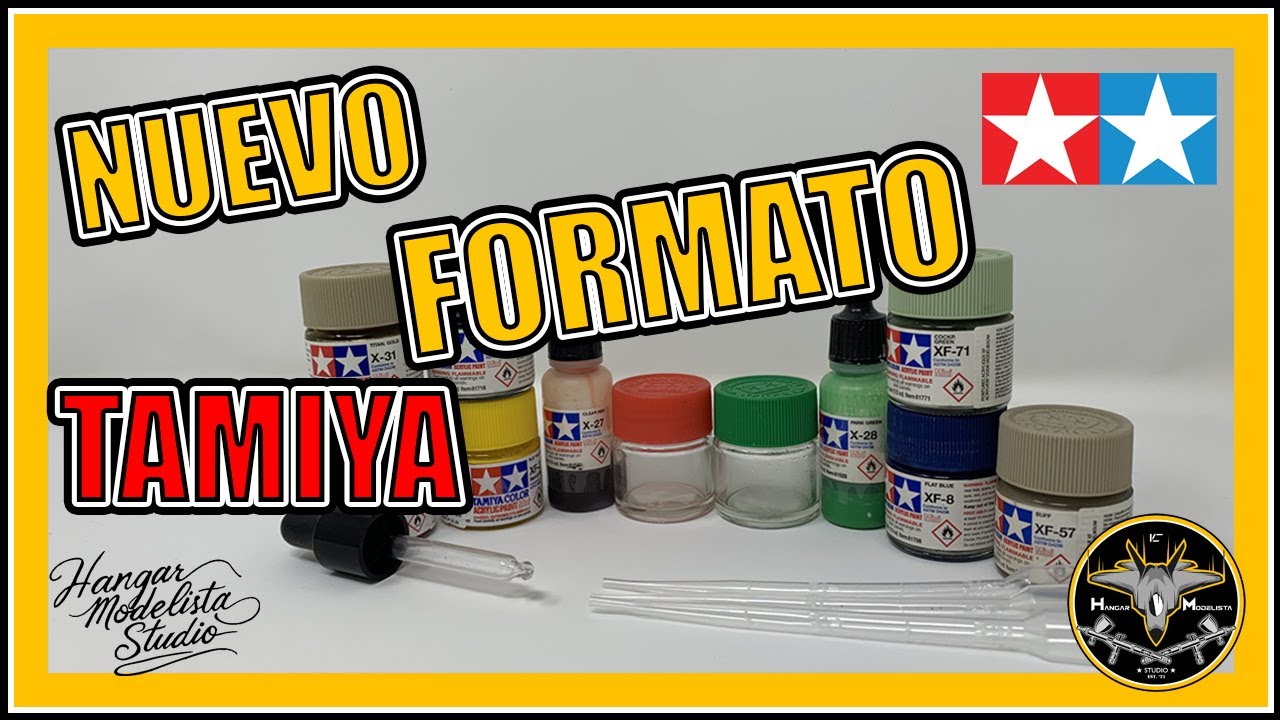 Nuevo formato botes Tamiya | Recicla tus botes viejos de pintura
