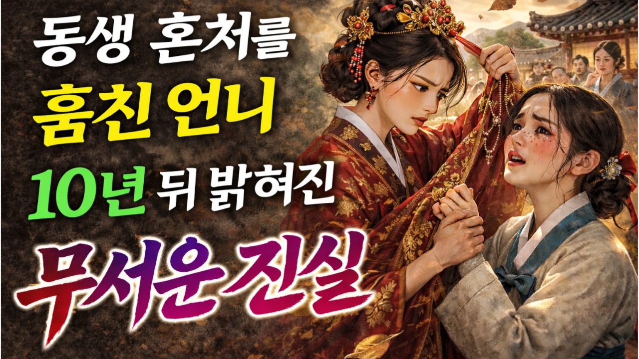 동생의 혼처를 가로챈 쌍둥이 언니의 비참한 최후/ 야담/민담/전설/ 옛날이야기/사연/오디오북