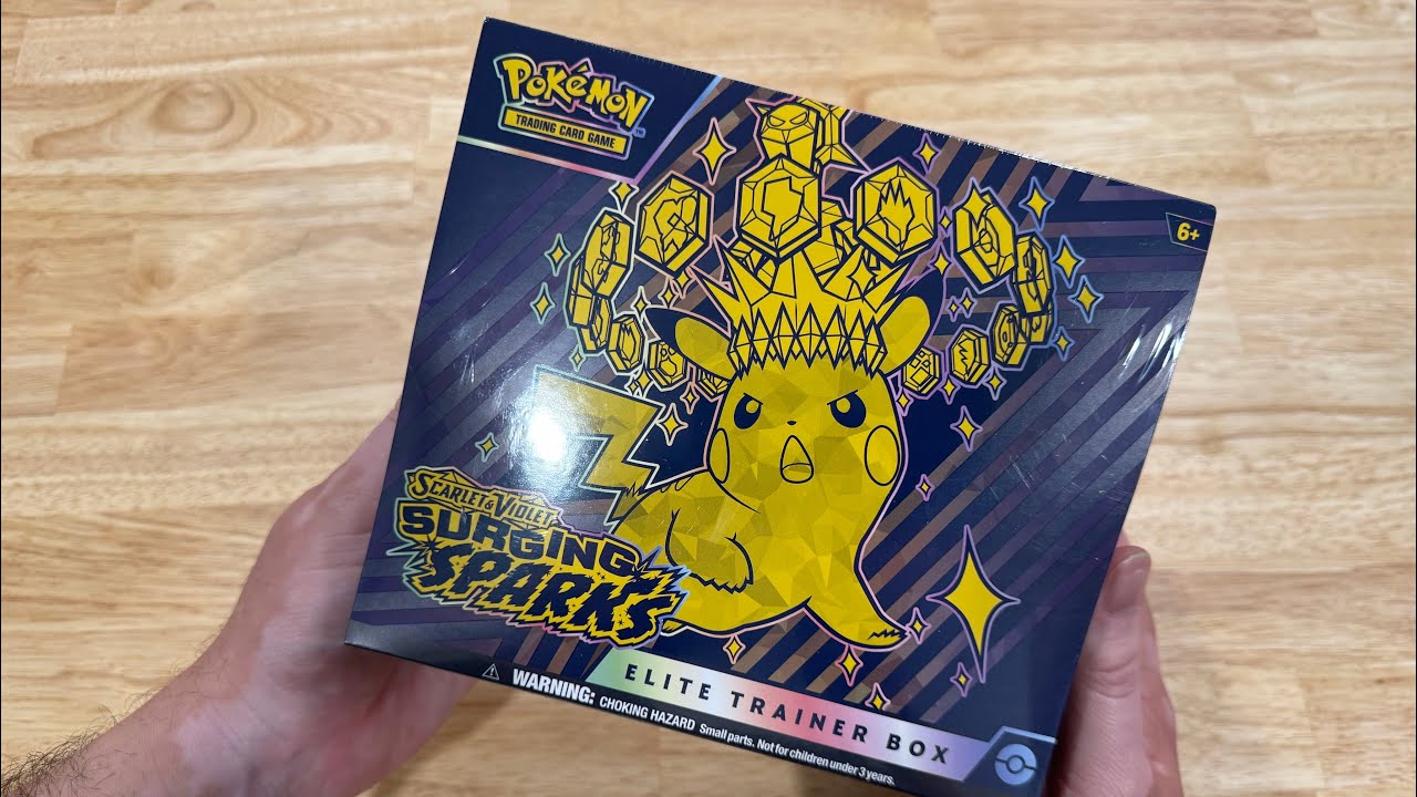 Открываю Pokémon Surge Sparks ETB с моей женой!