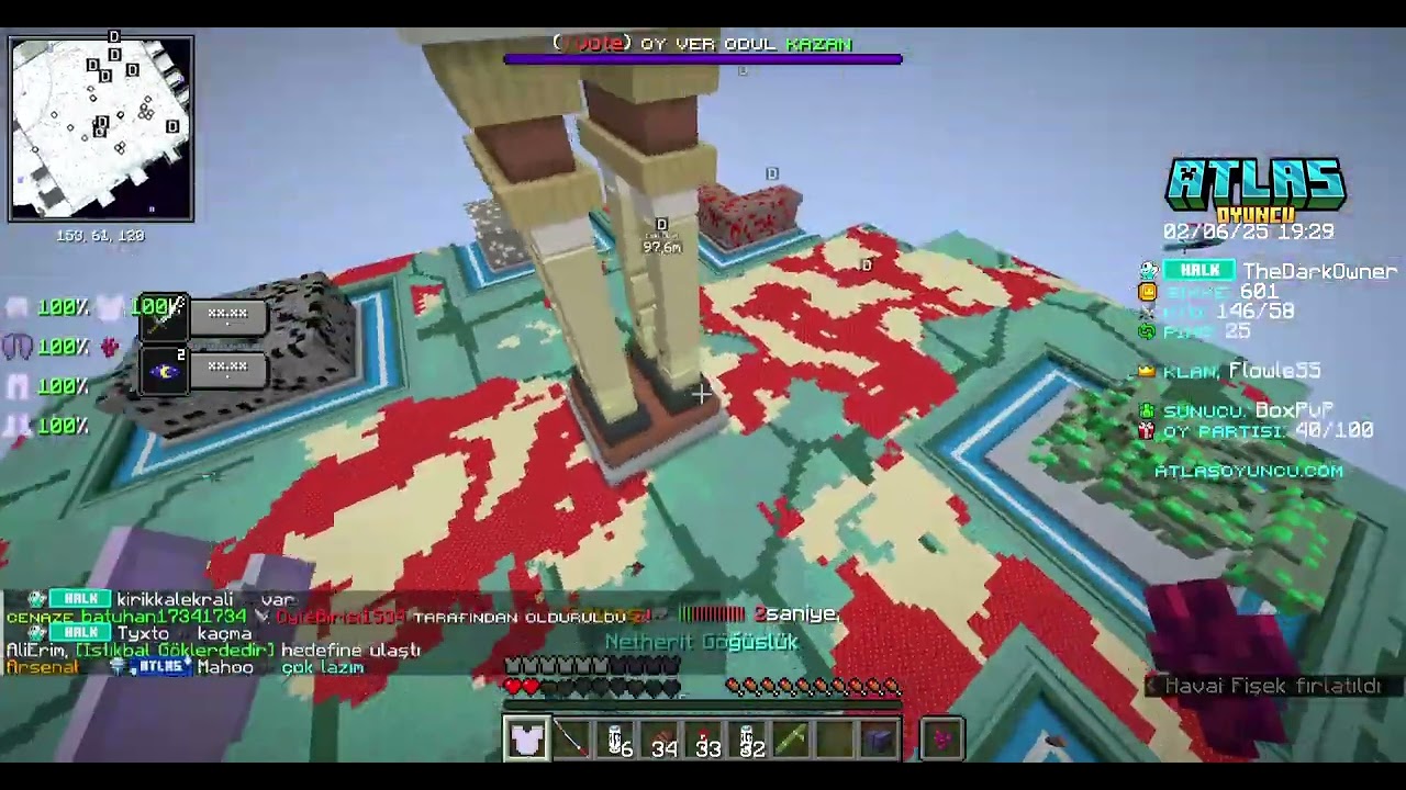 Kill kastım - Kolsuzluğum tuttu - Vs attım | AtlasOyuncu | BoxPvP Modu