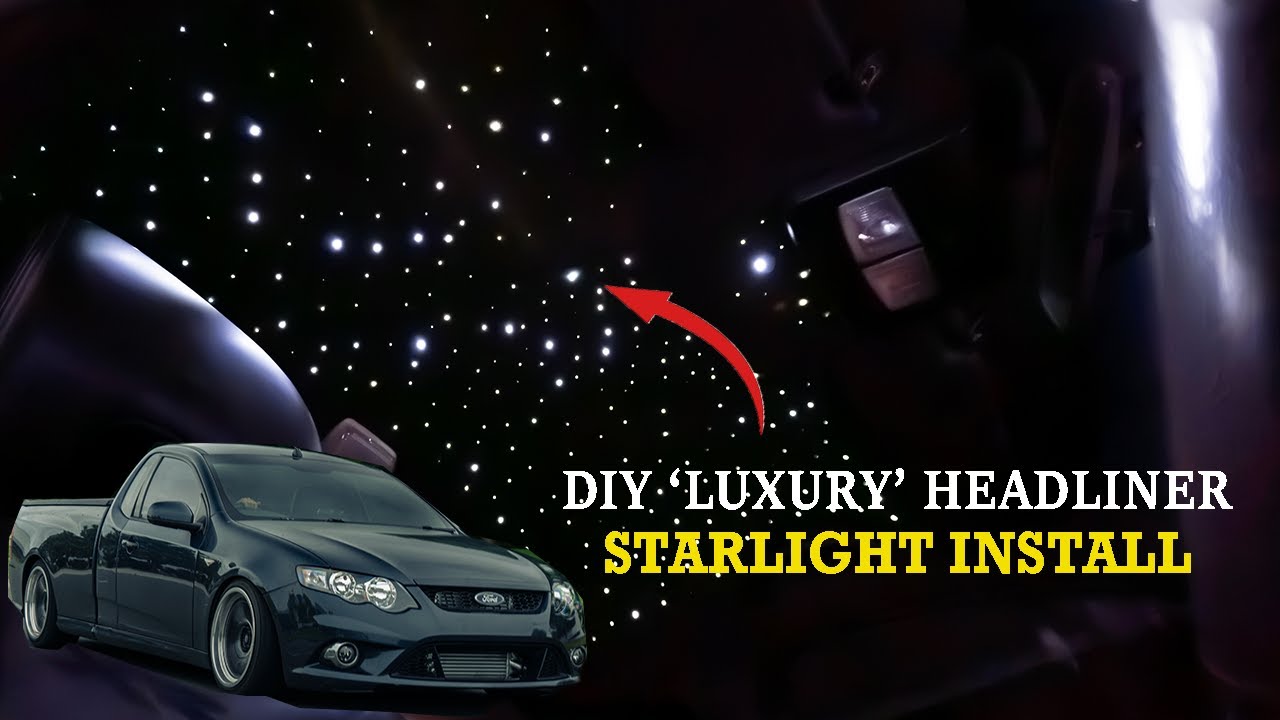 XR6 Turbo Ute Interior Transformation | Starlight Headliner Budget DIY Install