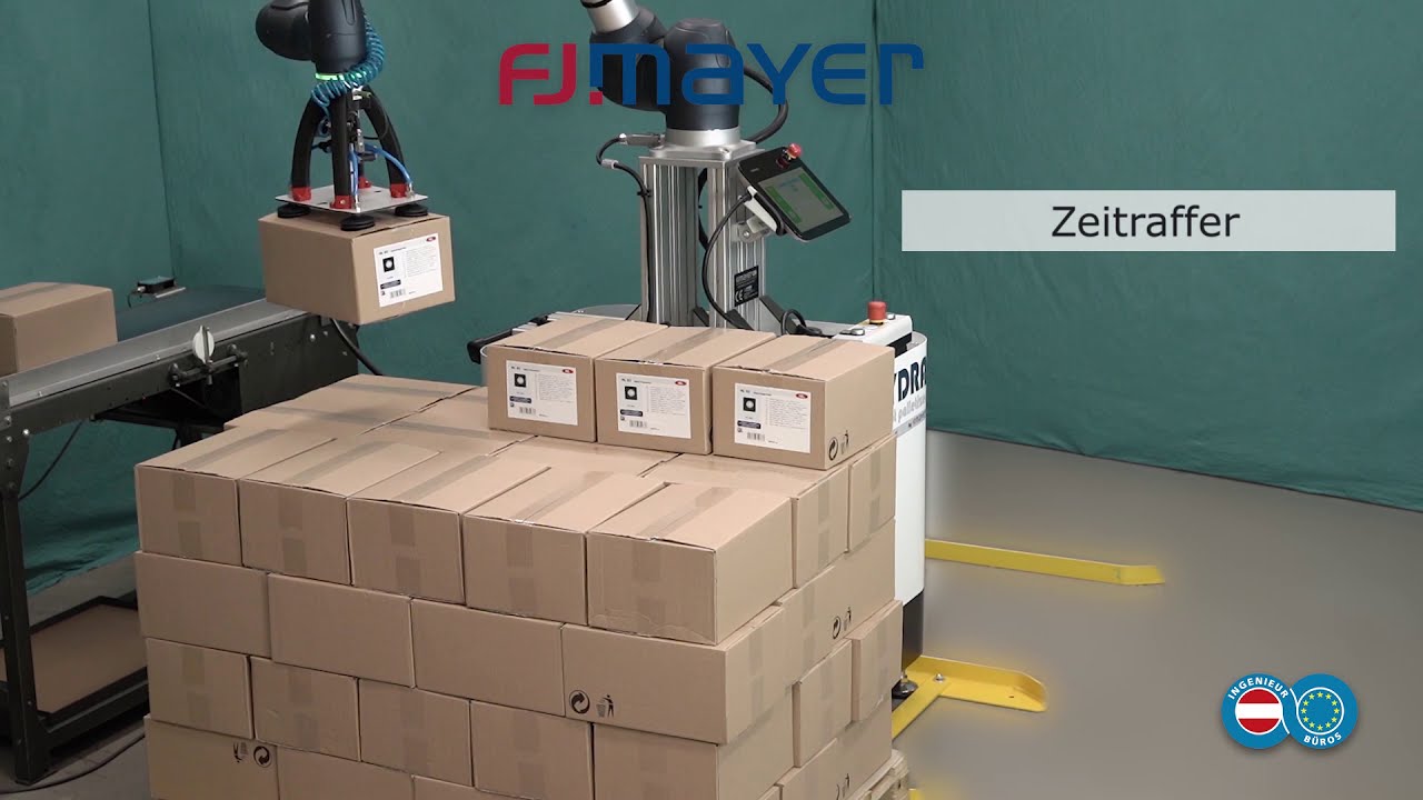 HYDRA 6 cobot palletizer - der kompakte Cobot Palettierer