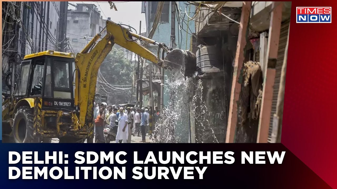 After Jahangirpuri, Civic Officials Launch Fresh Demolition Survey In Other Areas | Times Now