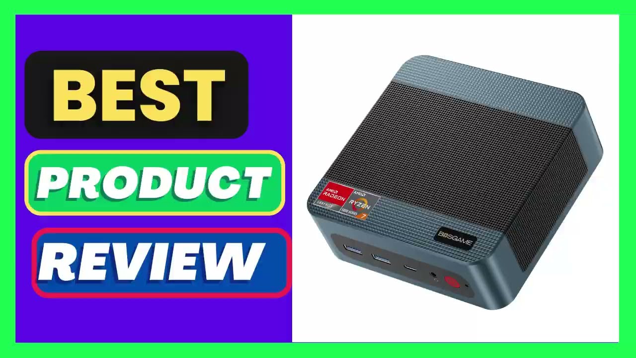 BOSGAME P3 Lite 8K USB4 Mini PC, Ryzen 7 6800H, 32GB DDR5