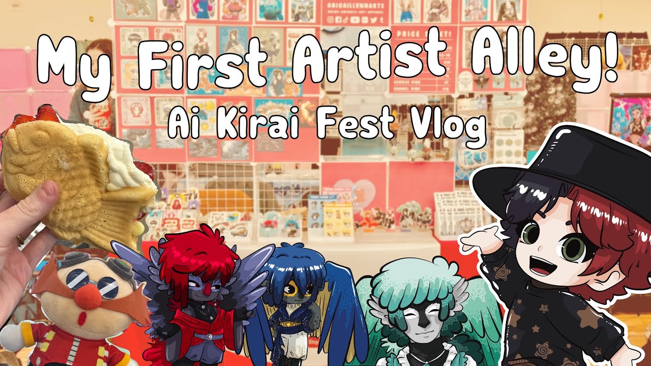 tabling at my FIRST anime artist alley! merch, how it went, and more! Ft. GSJJ!