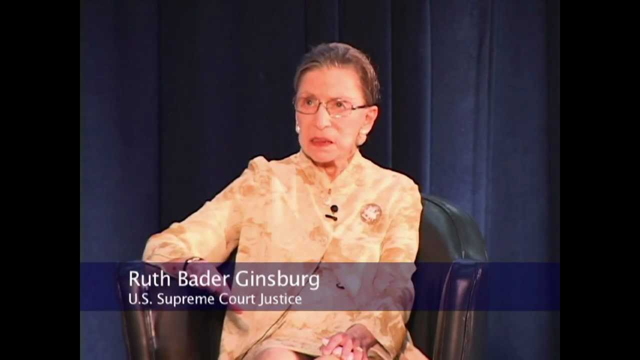 Legally Speaking: Ruth Bader Ginsburg