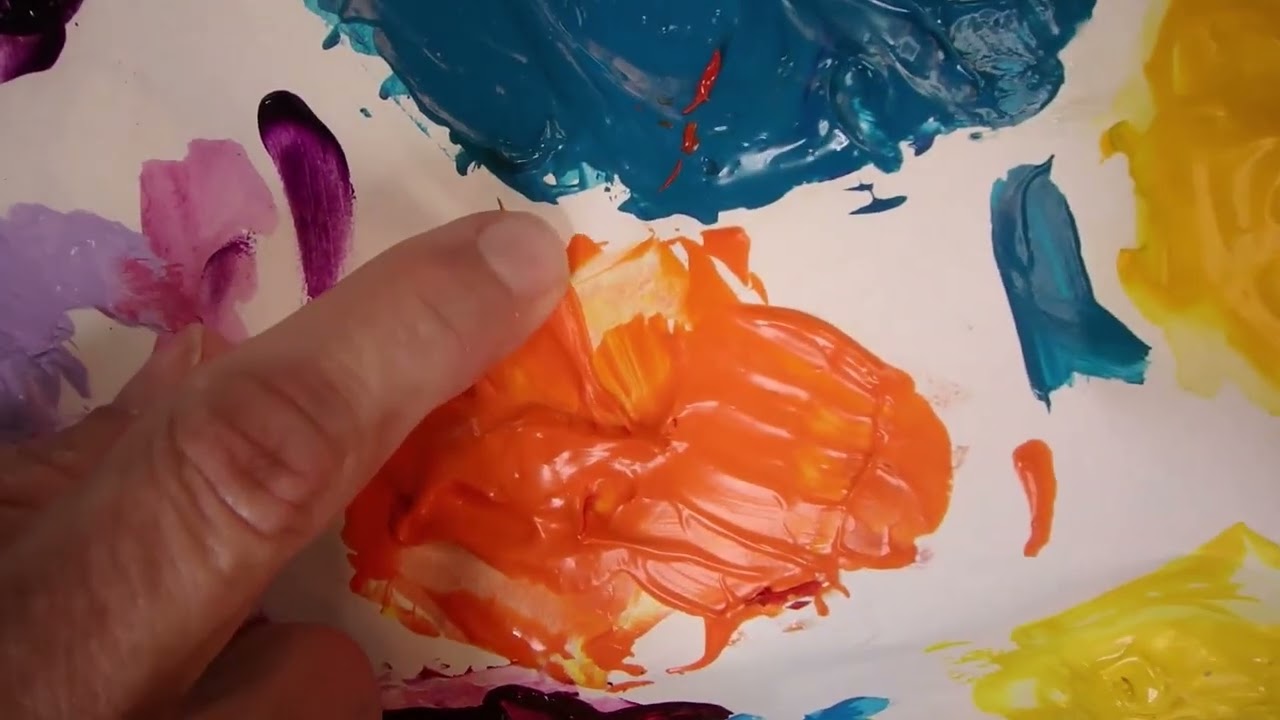 Repainting Series Episode 2 Clip :Gel Medium Mixing, Palette Problems, How to Store Your Paint