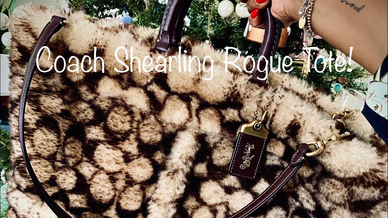 Coach Shearling Rogue Tote Reveal!