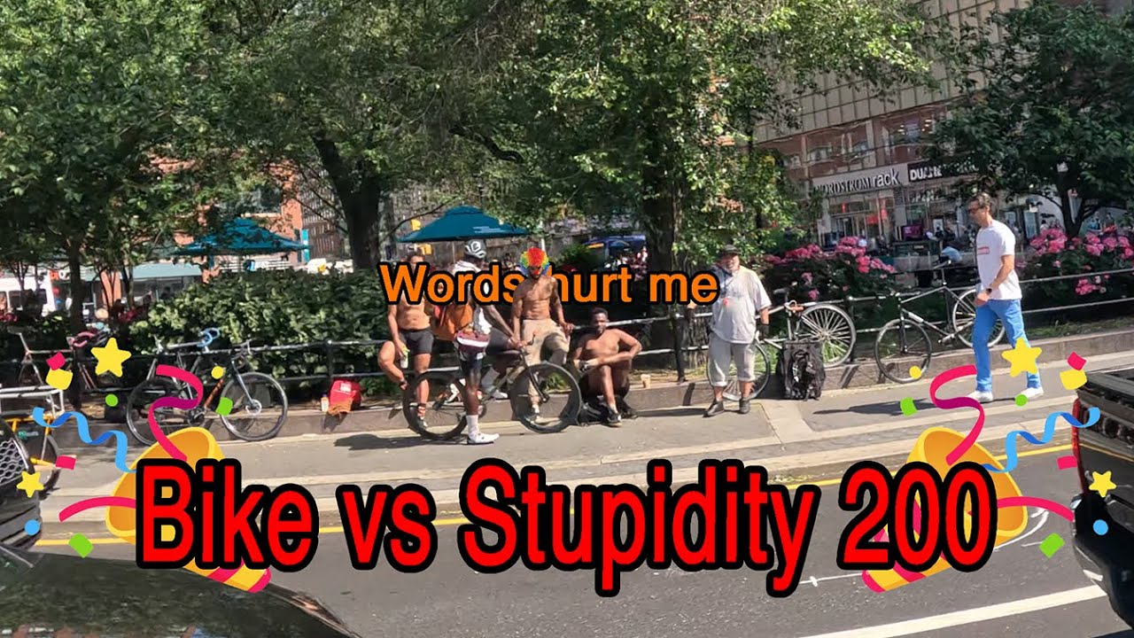 Велосипед против глупости 200 🥳 🤬 🚴💨