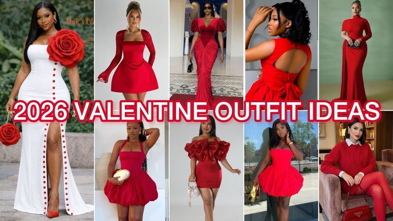 Valentine’s Day Outfit Ideas 2026 | Stylish Looks for Every Occasion ❤️❤️