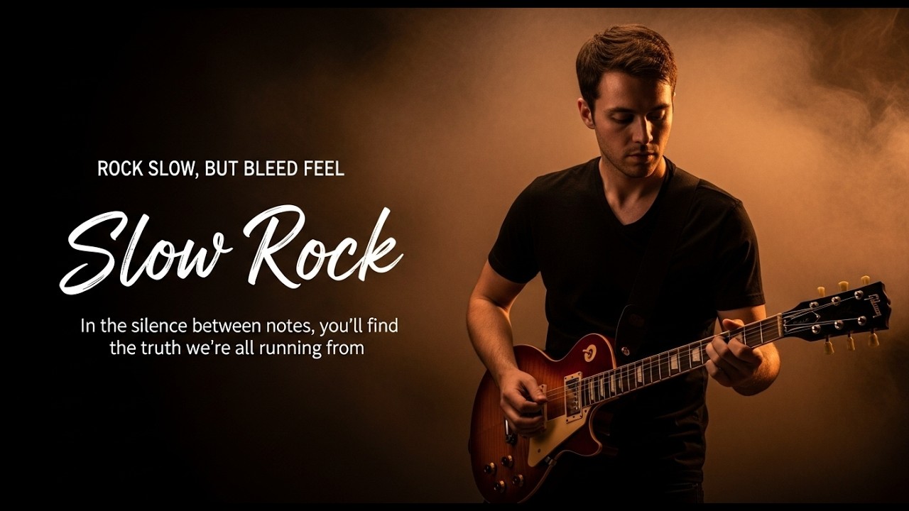 Slow Rock Gentle Guitar Echoes | Soft Rock Romantic Ballads to Ease the Mind