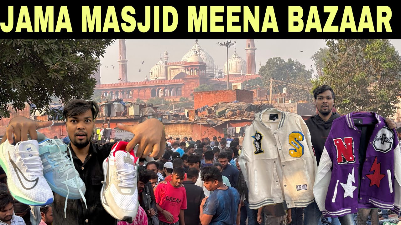Jama Masjid Meena Bazaar Dehli | Winter Collection 2025 | मीना बाजार दिल्ली | Patri market delhi