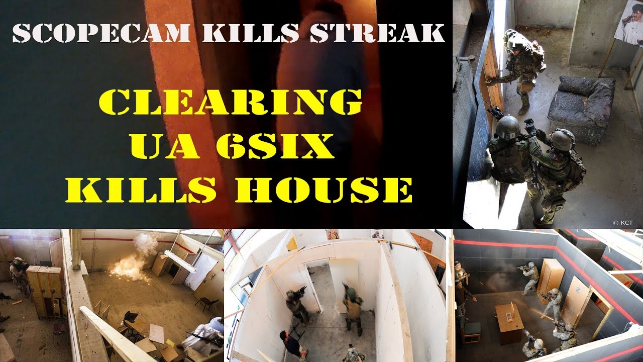 Airsoft Zoomcam - Clearing UA New Kills House - lot of kills streak