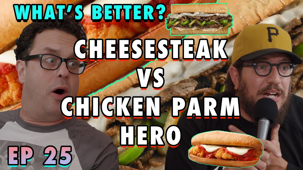 Чизстейк против курицы пармской ветчины | Сэл Вулкано и Джо ДеРоза — лучшие вкусовые рецепторы | ...