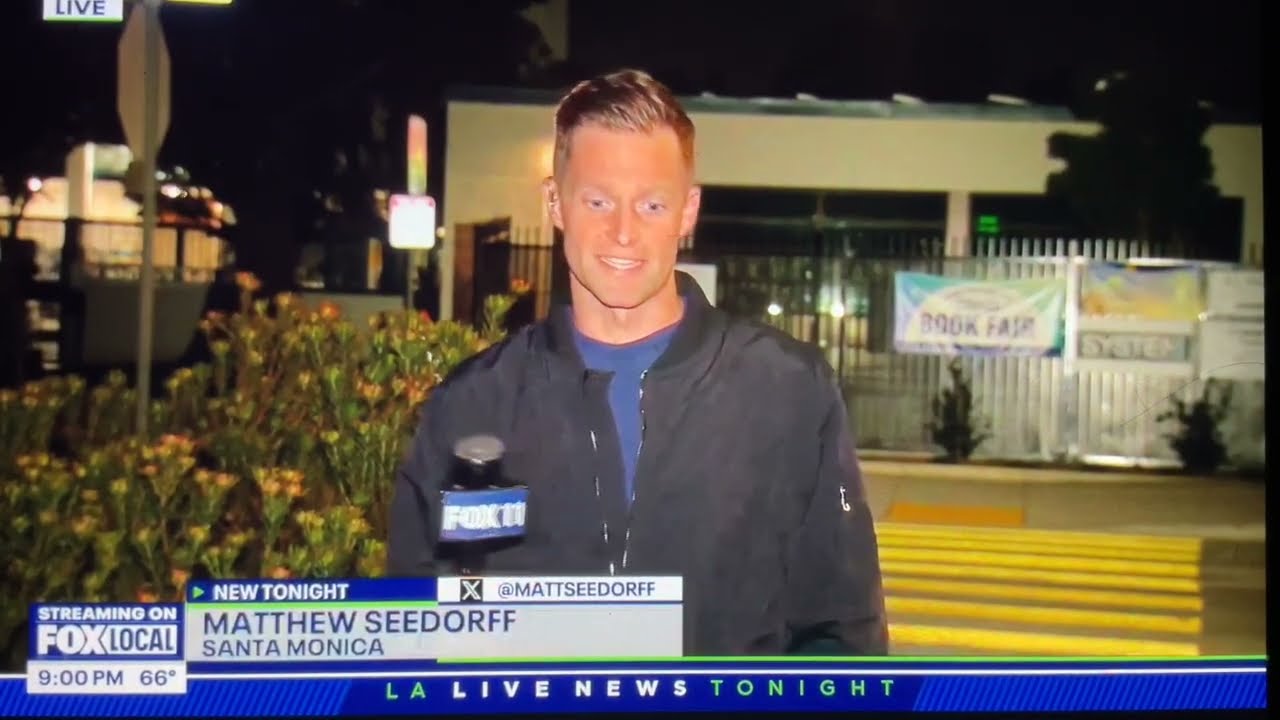 KCOP Fox 11 Plus &laquo;L.A. Live News Tonight&raquo; в 21:00, начало 29 января 2026 года.