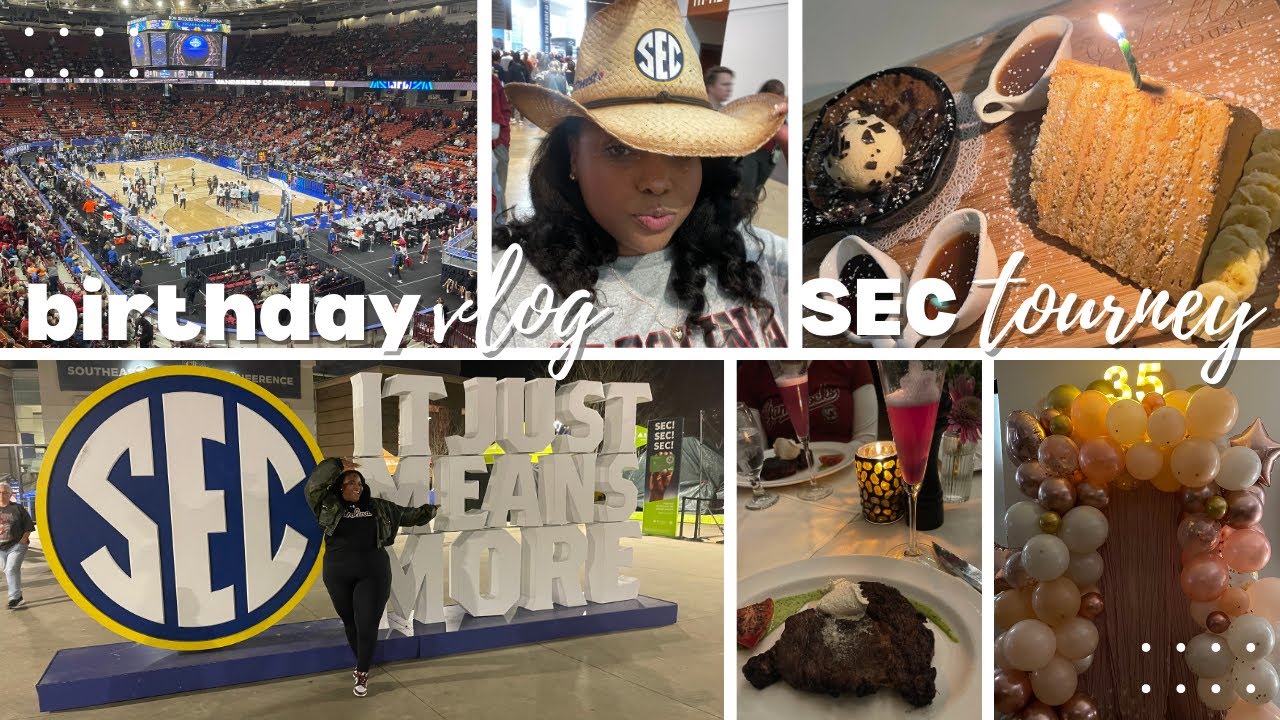 🎉 Birthday Vlog pt. 1 | SEC Women’s Basketball, Airbnb Tour, Dinner & More! 🏀🎂