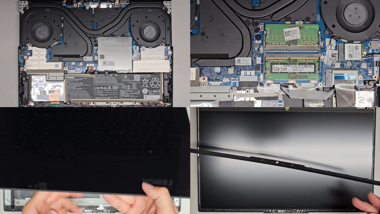 Разборка Lenovo Legion 5 15ACH6H, оперативная память, SSD, жесткий диск, обновление аккумулятора,...