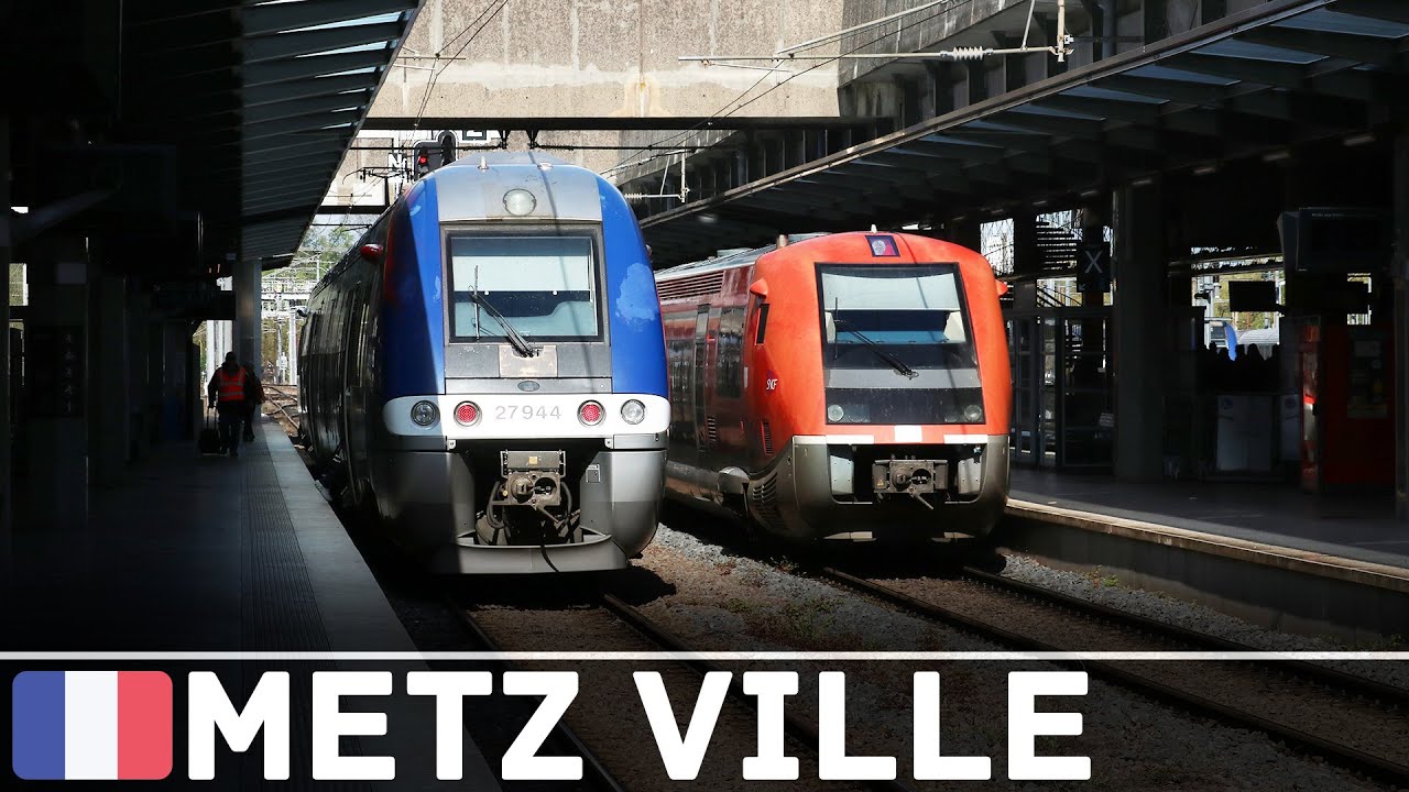Züge in Metz Ville - Trains à Metz ville