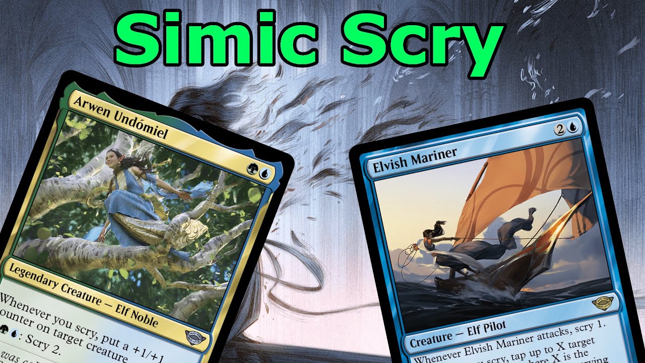 SCRY MORE! Simic Scry (Arwen Undomiel Scry Deck- Legacy MTG)