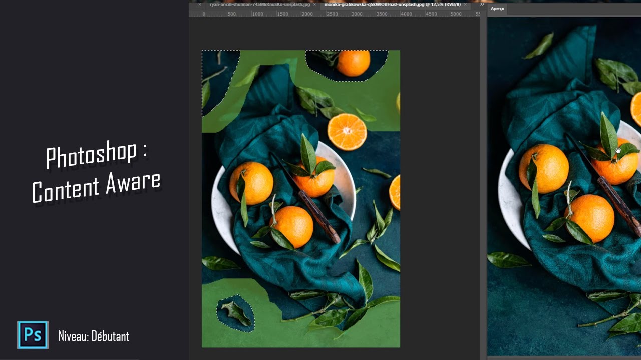 L'outil content aware de Photoshop CC 2021