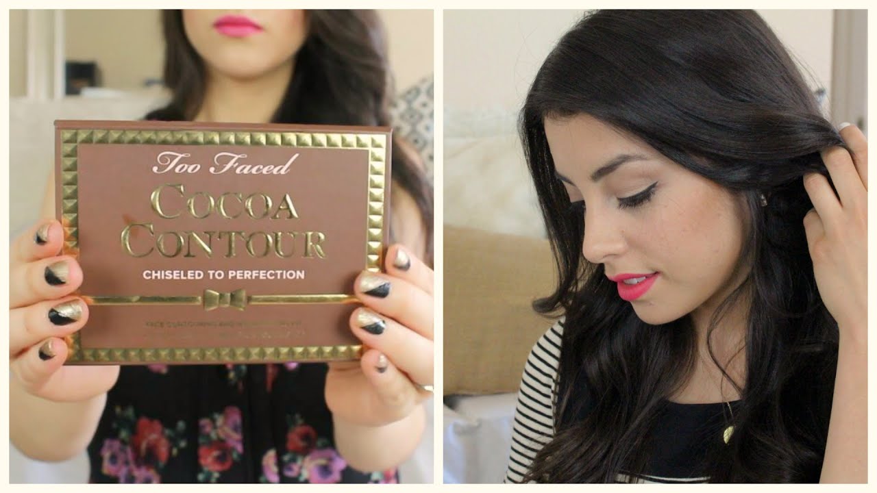 How to Contour w/ Too Faced Cocoa Contour Kit Review + Demo // Justine Marie