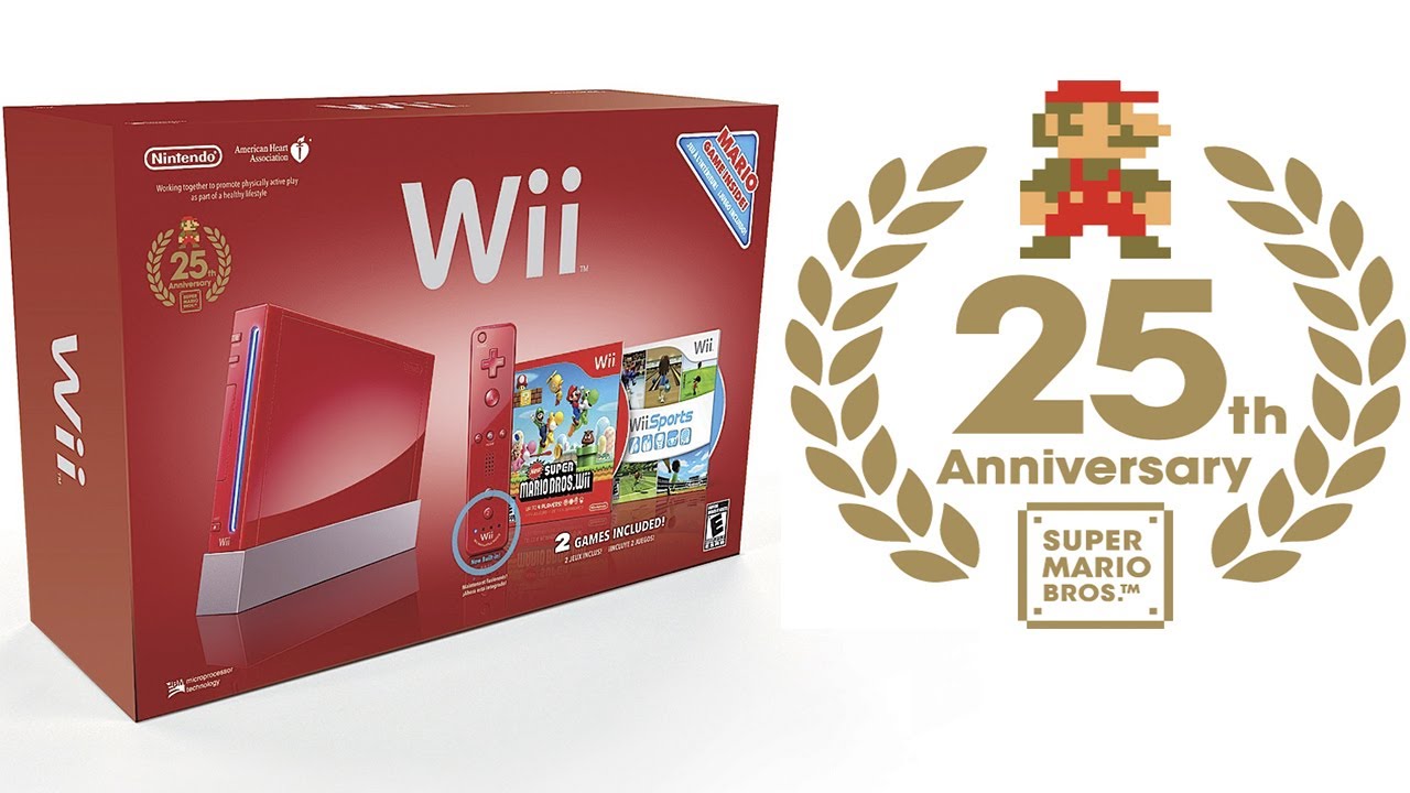 Обзор распаковка Nintendo wii 25th mario anniversary bundle pack unboxing