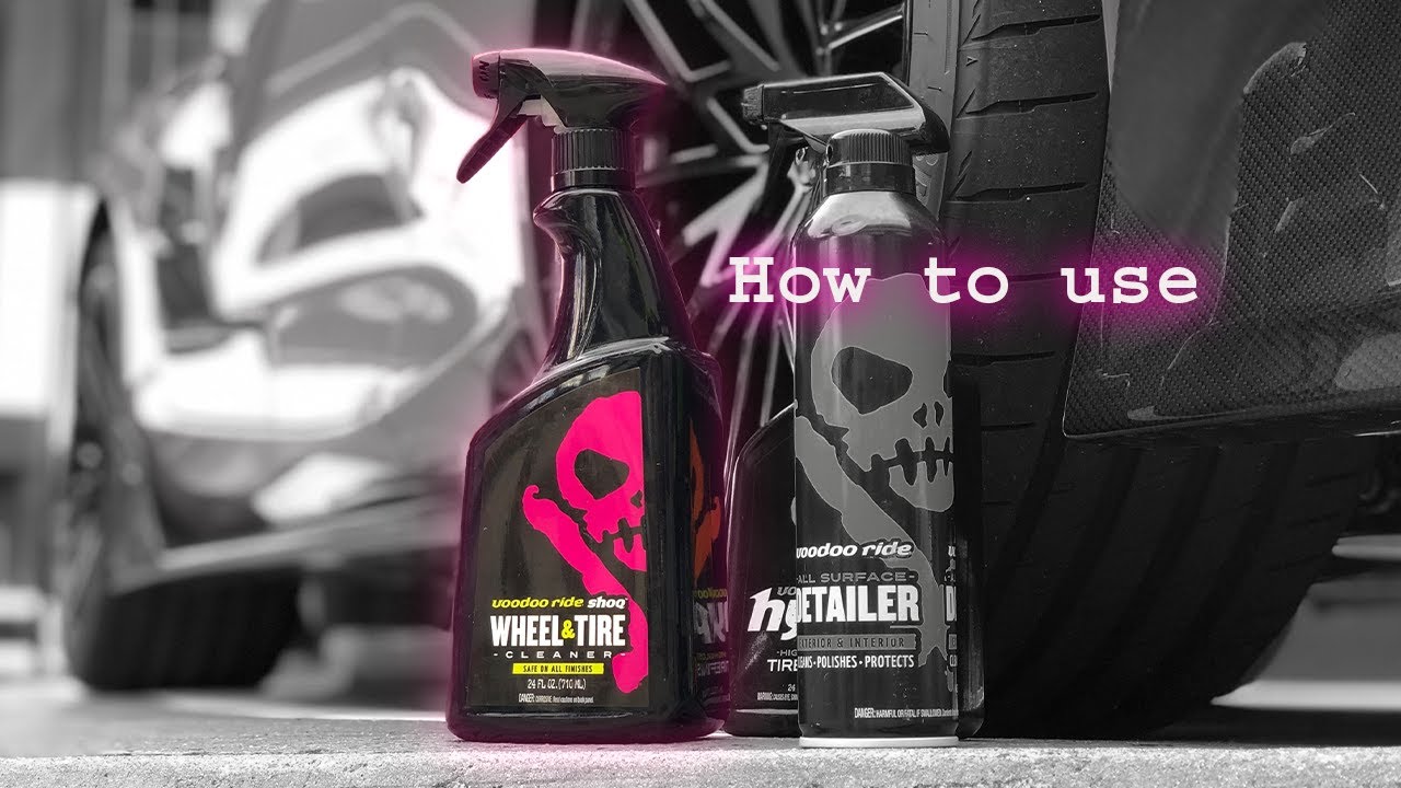 SHOQ(ショック）ホイール＆タイヤクリーナーの使用方法　@voodoorideJPN