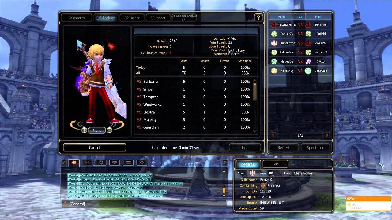 DragonNest Ladder Gladiator Climbing to 2.4k #19