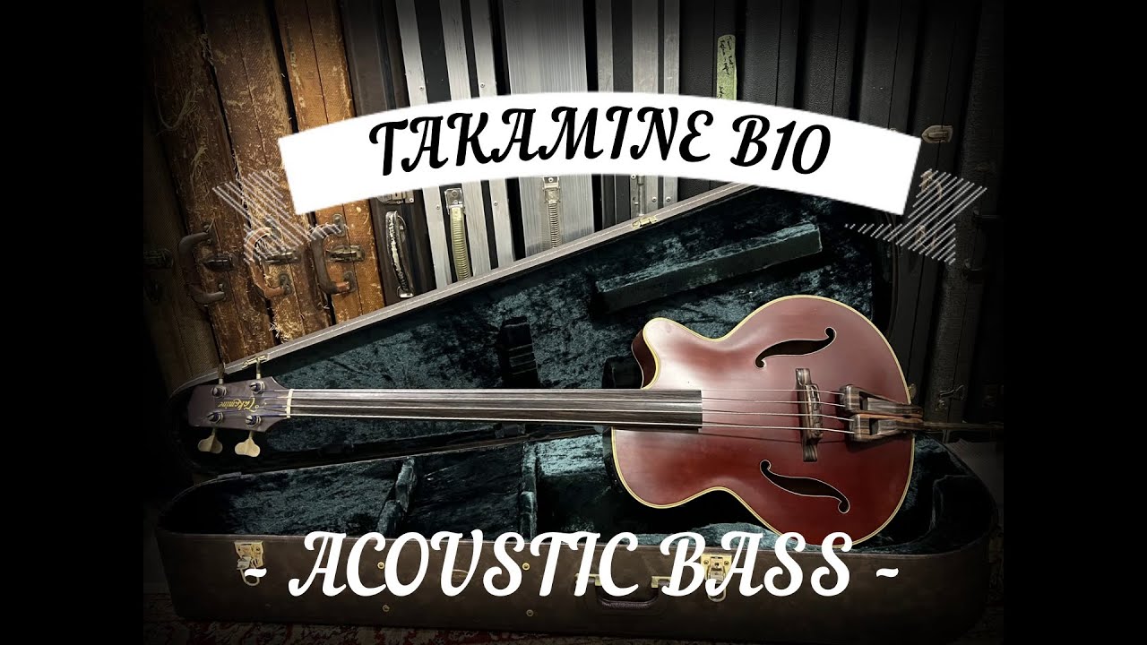 TAKAMINE B10 HYBRID ACOUSTIC BASS - Andy's Vintage Guitars