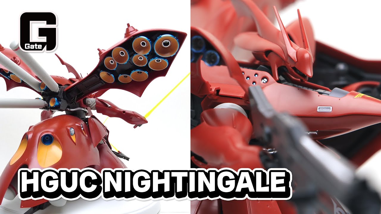 건프라 HGUC 나이팅게일 빠른 조립 리뷰 (Gunpla HGUC Nightingale speed build review)