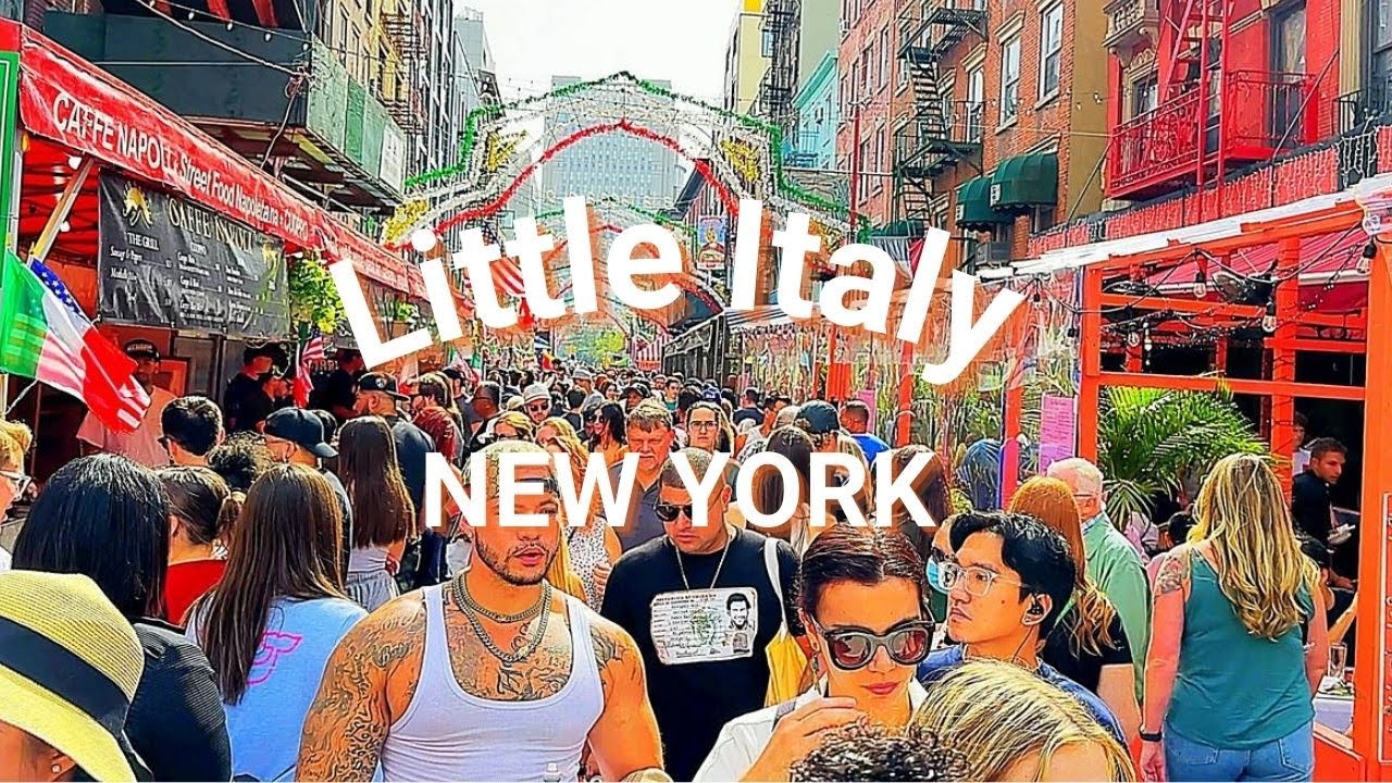 NYC Little Italy San Gennaro Feast Highlights Parade and Walking Along Lively Streets