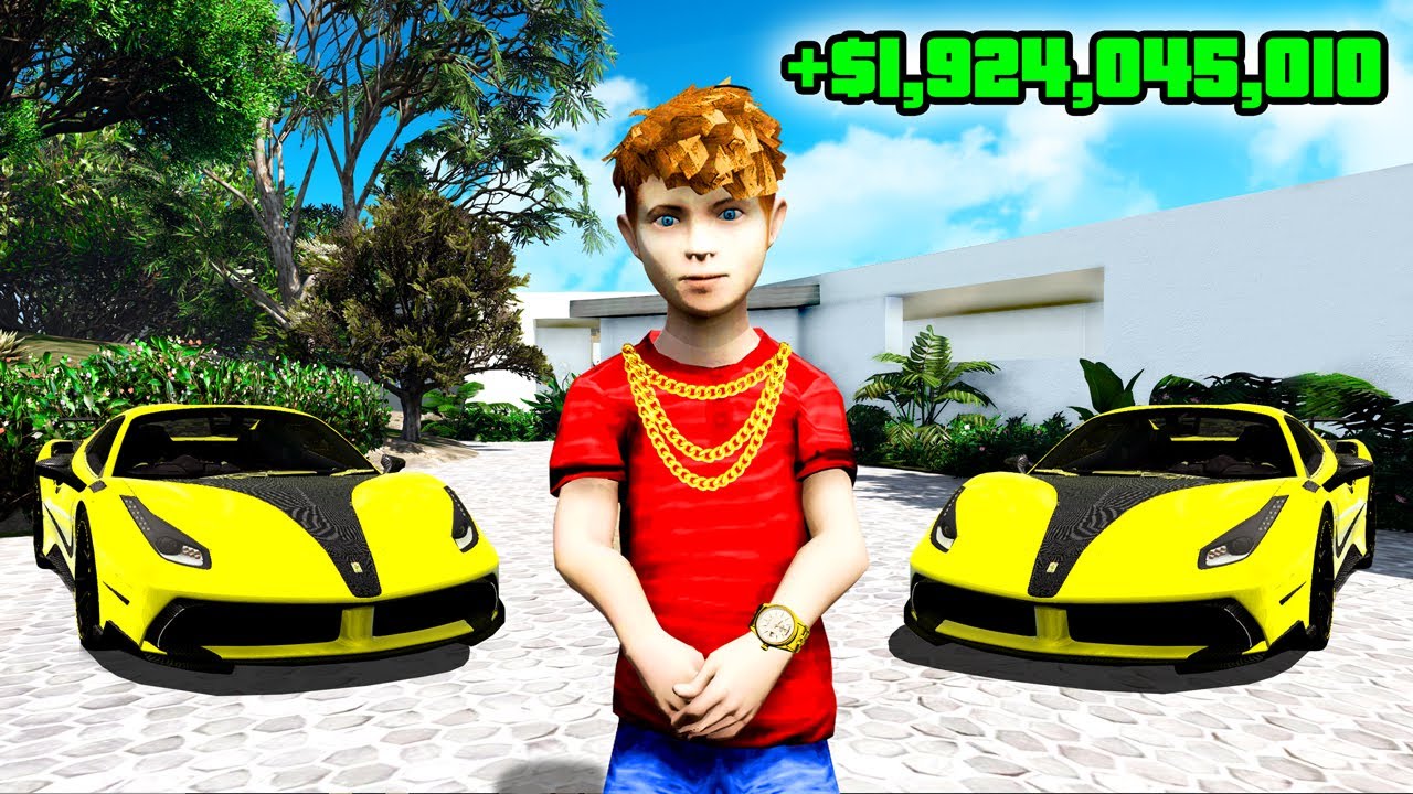 PLAYING as THE RICHEST KID in GTA 5!