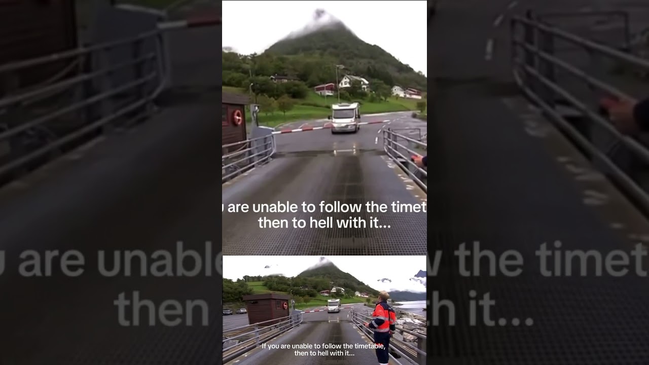 welcome to Norway and the beautiful fjords, dear tourists