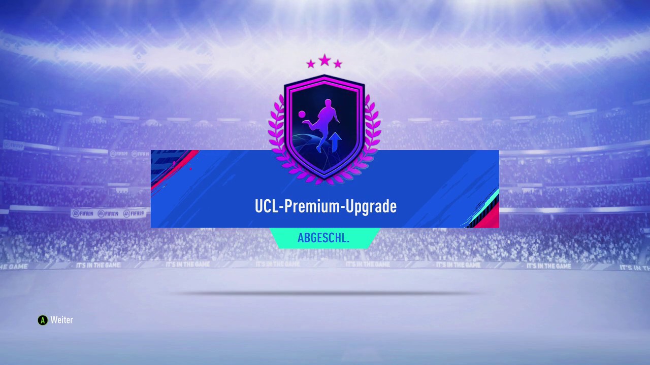 FIFA 19 : UCL PREMIUM UPGRADE SBC!!! FRENCH WALKOUT !!!