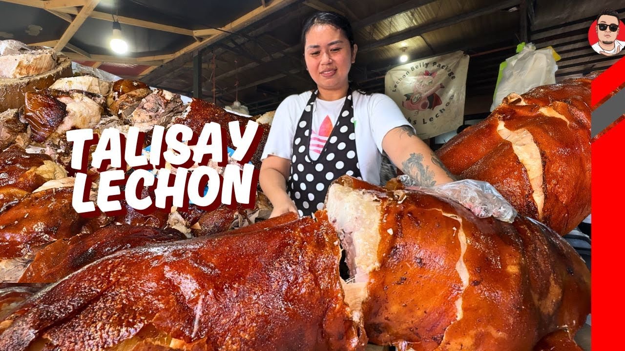 Always NEWLY COOKED LECHON sa Talisay CEBU!! Kuyaw na BREAKFAST Challenge!!