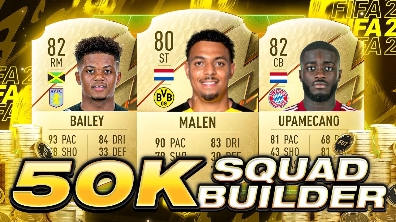 INSANE HYBRID 50K SQUAD BUILDER! #FIFA22 ULTIMATE TEAM