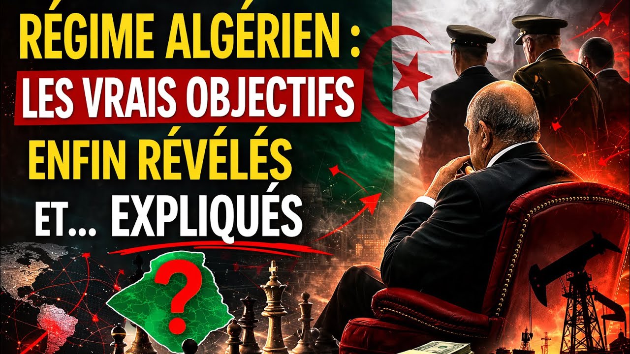 R&eacute;gime Alg&eacute;rien: les vrais objectifs enfin r&eacute;v&eacute;l&eacute;s et&hellip; expliqu&eacute;s 