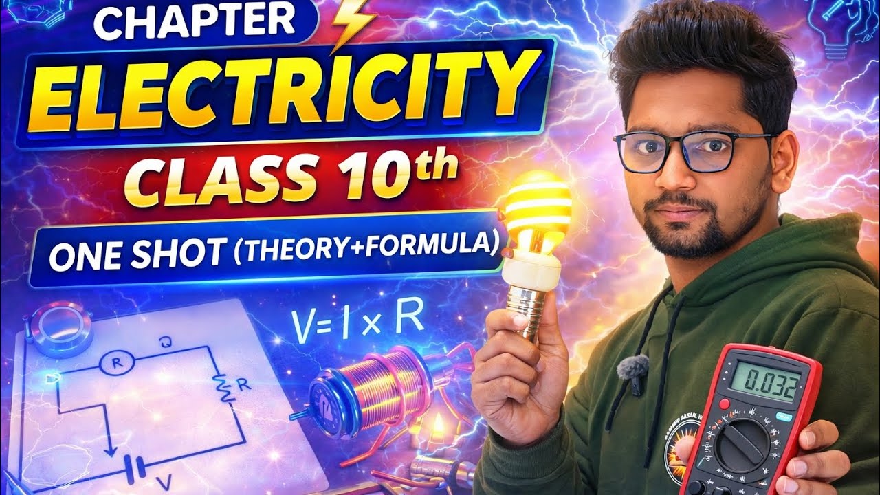 Class 10th chapter 12 electricity one shot revision video BY HIMANSHU SIR 