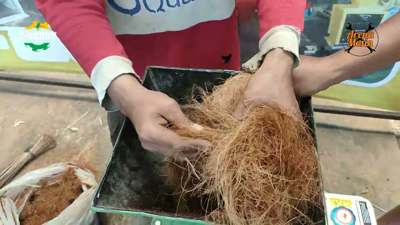 MESIN CACAH GILING LIMBAH COCOFIBER DI BUAT JADI SERBUK COCOPEAT
