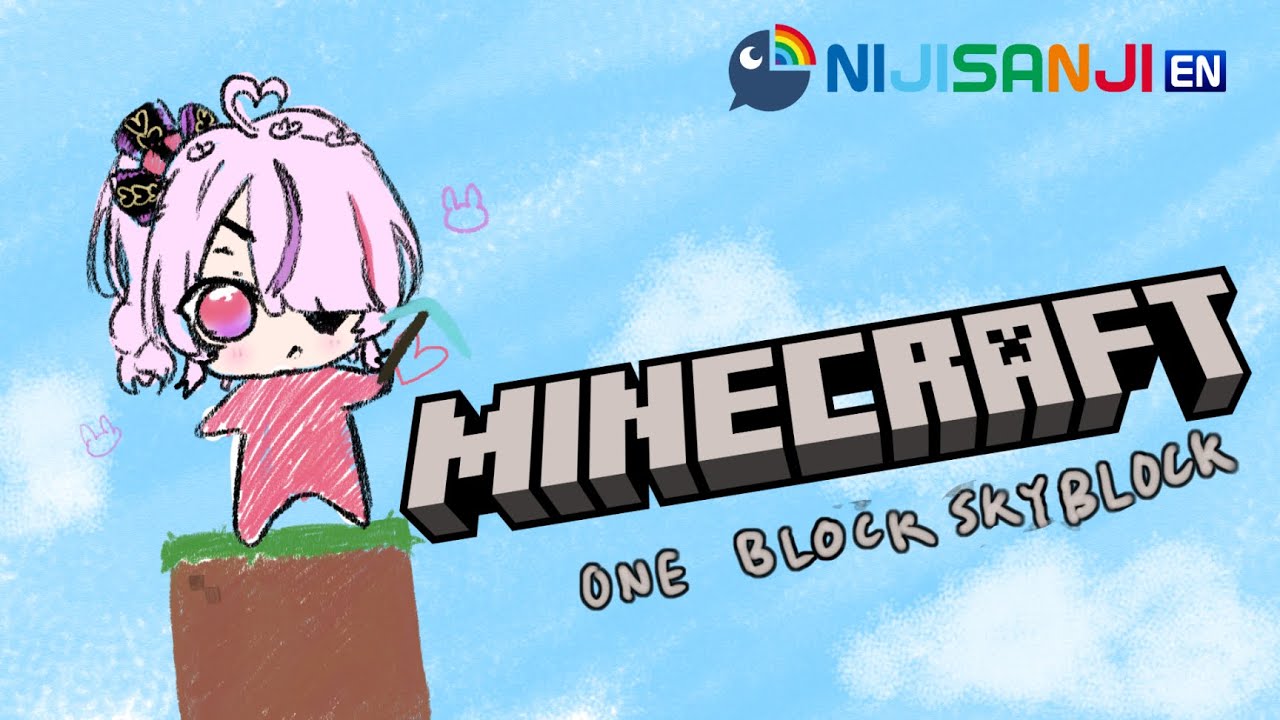 【MINECRAFT ONE BLOCK CHALLENGE】I Fall Lots【NIJISANJI EN | Maria Marionette】