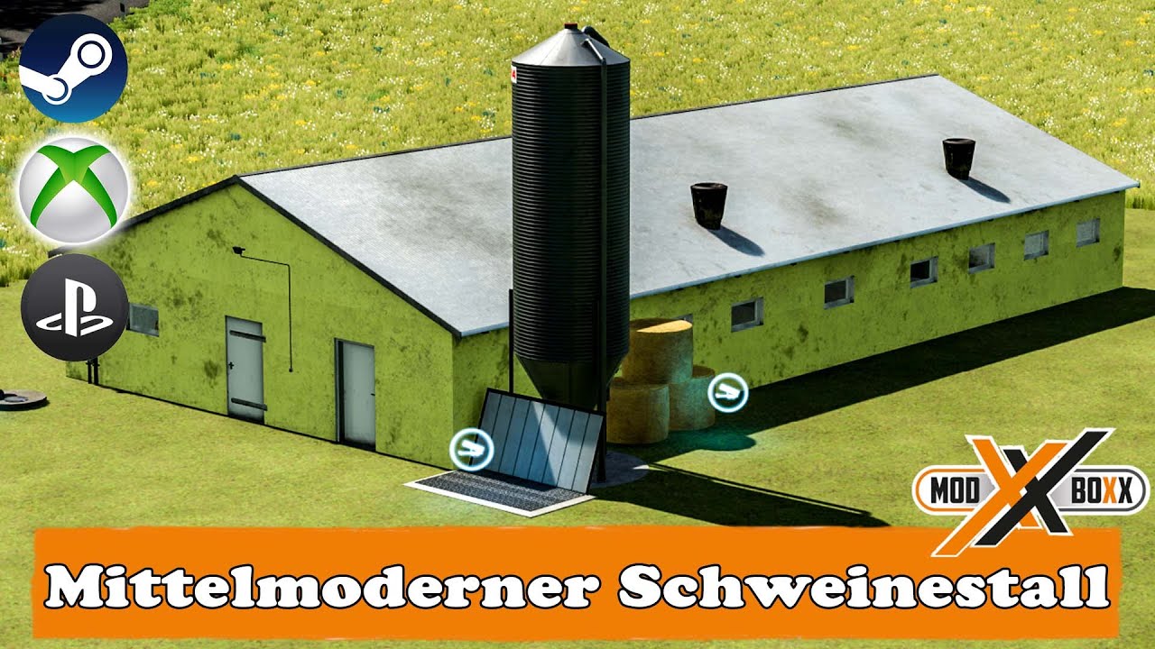 LS22 Mods | Mittelmoderner Schweinestall | Farming Simulator 22 Modvorstellung