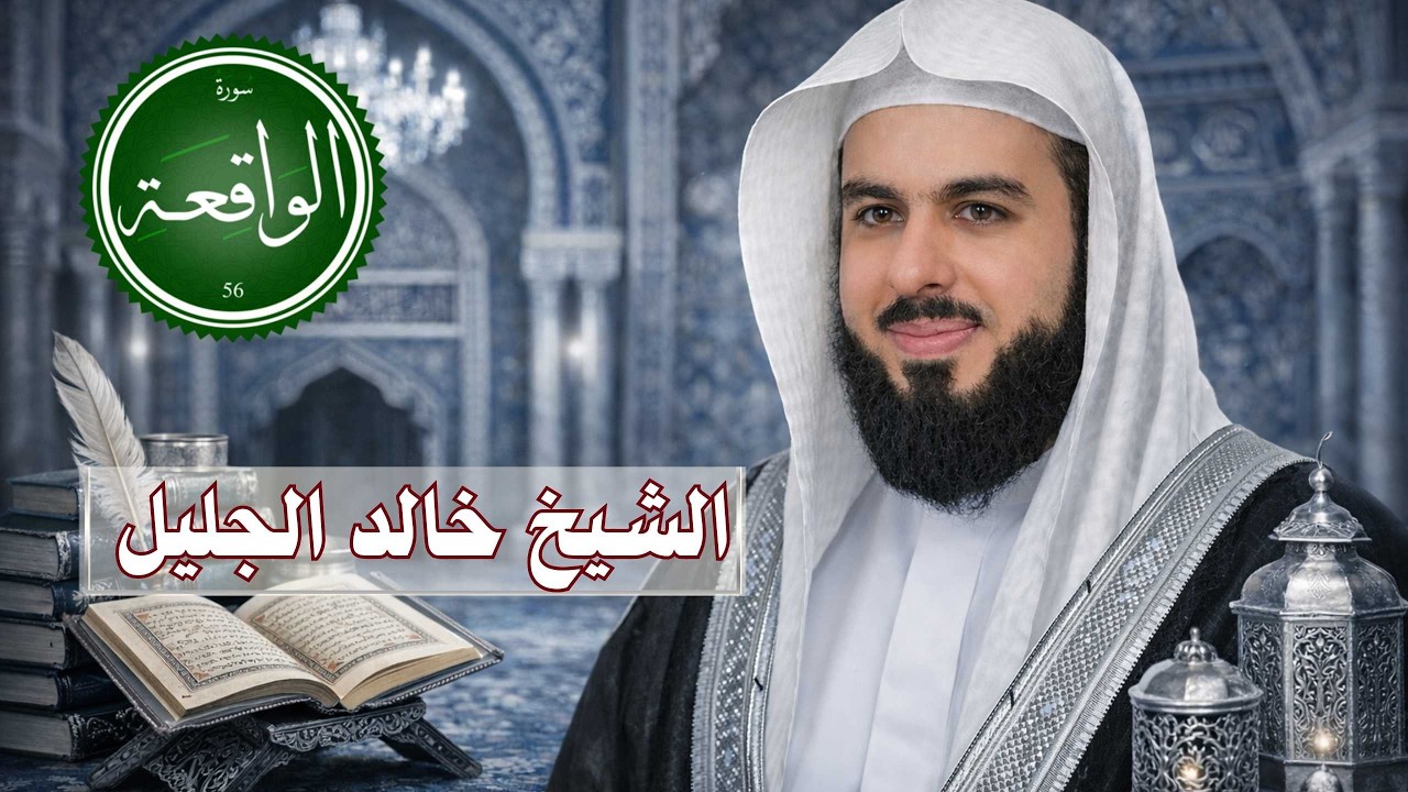 سورة الواقعة كاملة بصوت الشيخ خالد الجليل | تلاوة خاشعة تجلب السكينة والطمأنينة